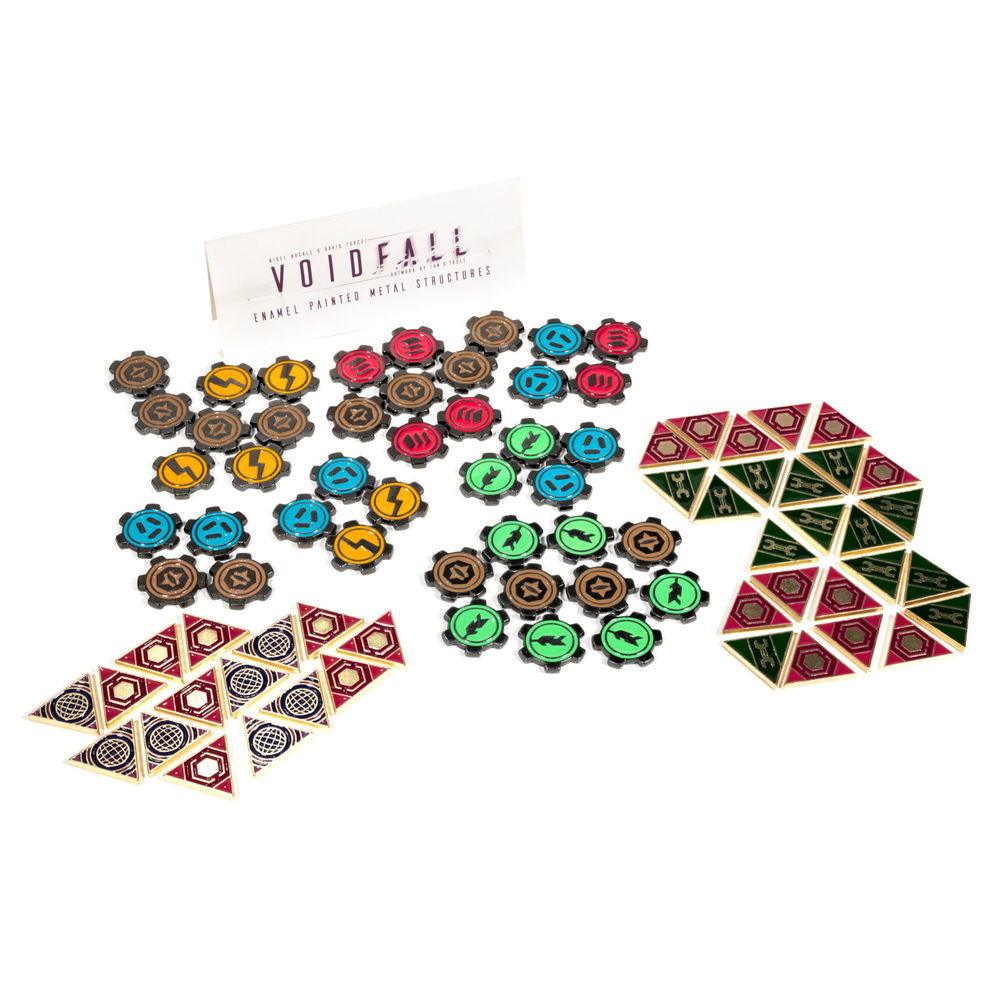 Voidfall. Enamel Painted Metal Structures