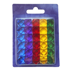 Разноцветные кристаллы для настольных игр