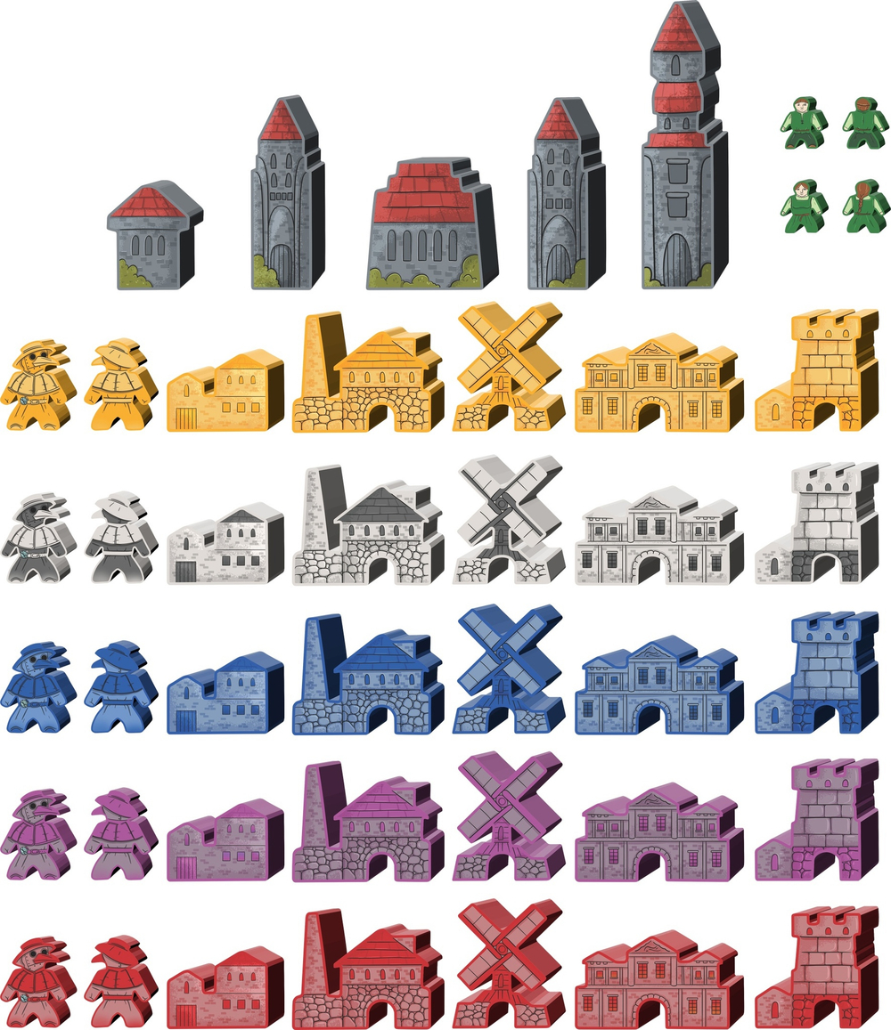 Стикерпак для настольной игры «Чума»