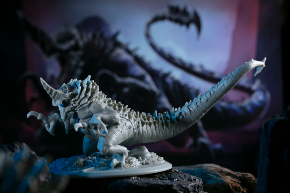 Миниатюра монстра Иекорос для игры «Primal. Пробуждение»