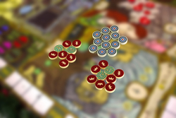 Набор деревянных фишек для игры «Феод»