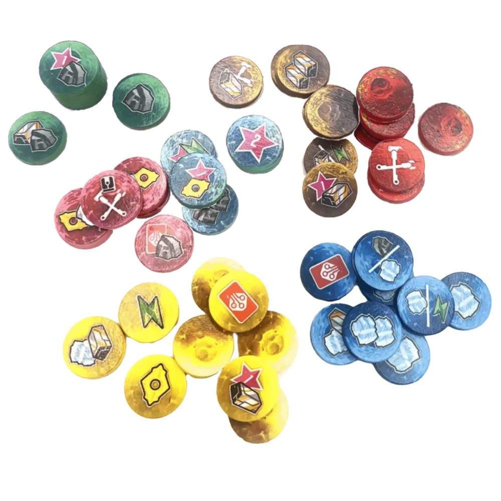 Набор деревянных жетонов для игры «Рубеж Андромеды». Предзаказ Набор деревянных жетонов для игры «Рубеж Андромеды». Предзаказ