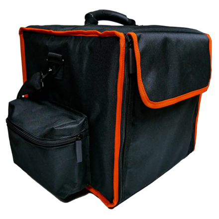 Сумка для настольных игр (чёрная с оранжевым кантом)