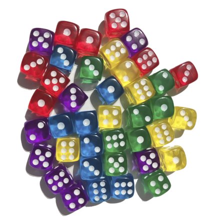 Набор разноцветных кубиков (40 шт.)