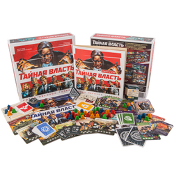 Тайная власть (Deep State). Настольная игра Crowd Games. Фото компонентов