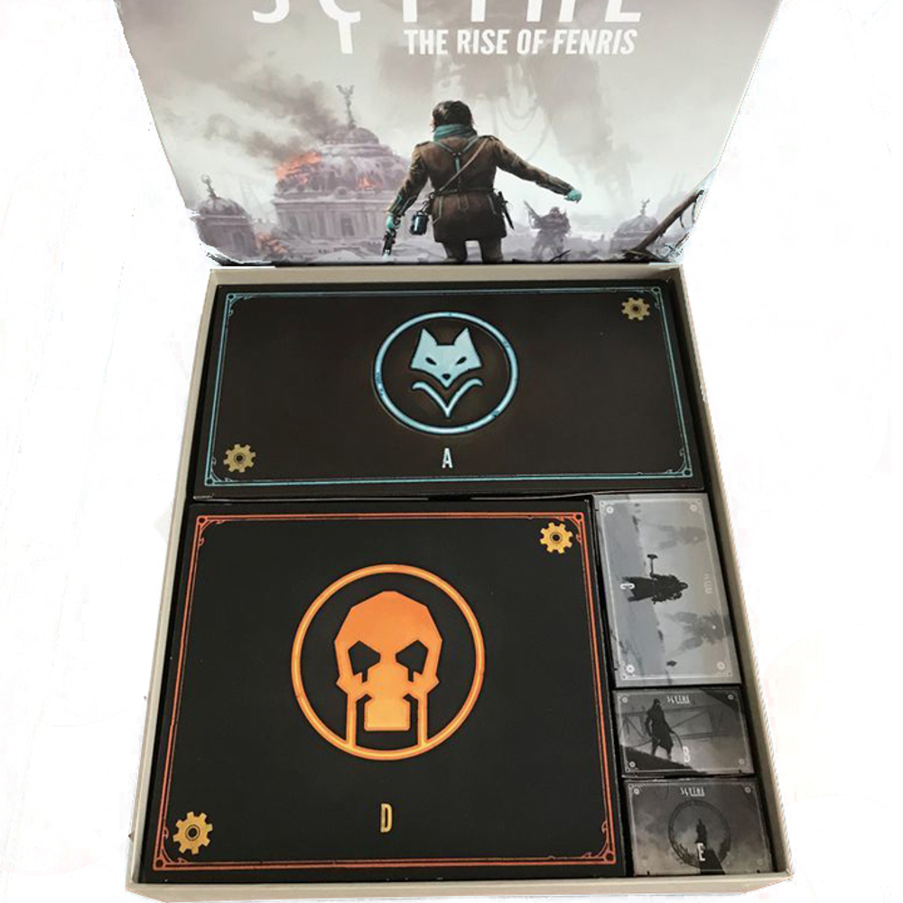 Серп. Восхождение Фенриса (Scythe: The Rise of Fenris). Настольная игра Crowd Games. Фото компонентов