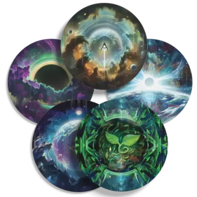 Набор костеров для игры «Рубеж Андромеды» (5 штук). Предзаказ