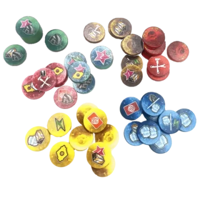 Набор деревянных жетонов для игры «Рубеж Андромеды». Предзаказ