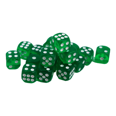 Набор зелёных кубиков (18 шт.)