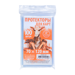 Протекторы Crowd Games для карт 70 × 120 мм (60 мк, 100 шт.)