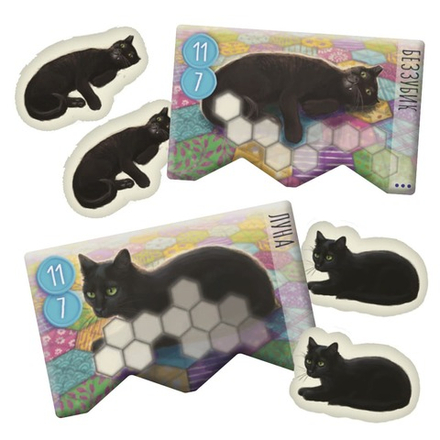 Набор проможетонов для настольной игры «Котики»