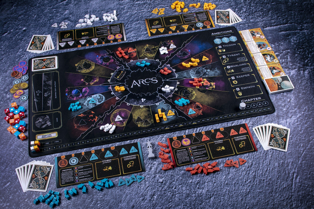 Плеймат для игры «Предел» (Arcs). Предзаказ-PZ-16447-crowdgames.ru-2