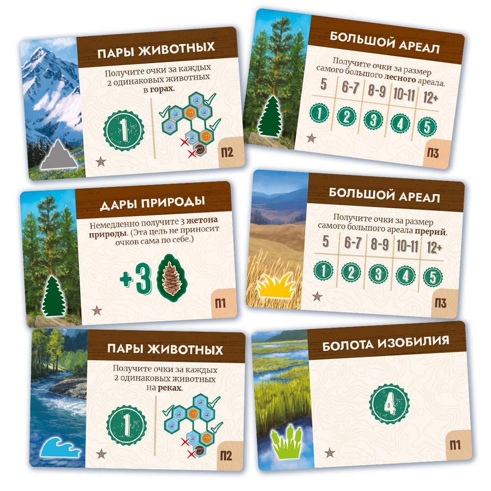 Каскадия. Промонабор «Цели для ориентиров»