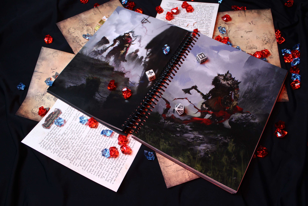 Иллюстрированный журнал кампании для игры «Осквернённый Грааль. Короли краха» (игра без коробки)